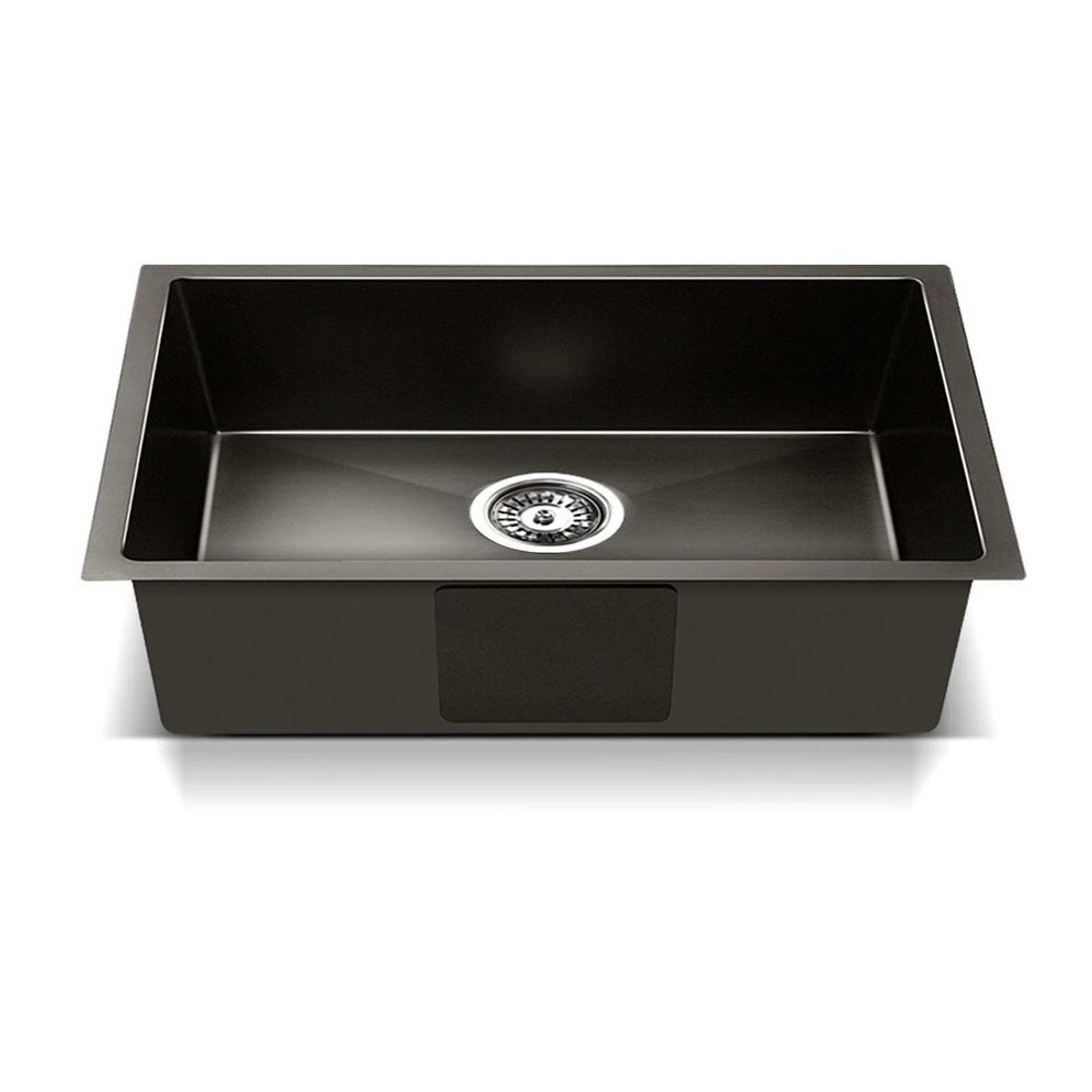 1 Cefito Kitchen Sink 45X30CM Stainless Steel Basin Single Bowl - Black, 1 of 7