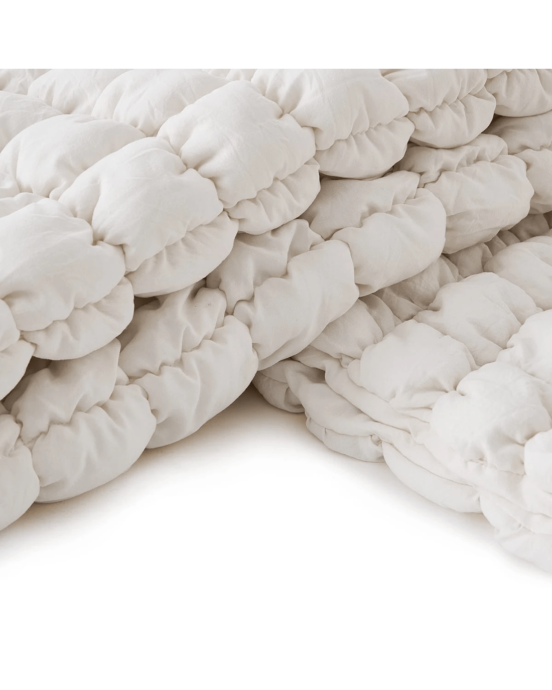 6 Marshmallow Quilt Cover Set - King Bed, White, 6 of 6