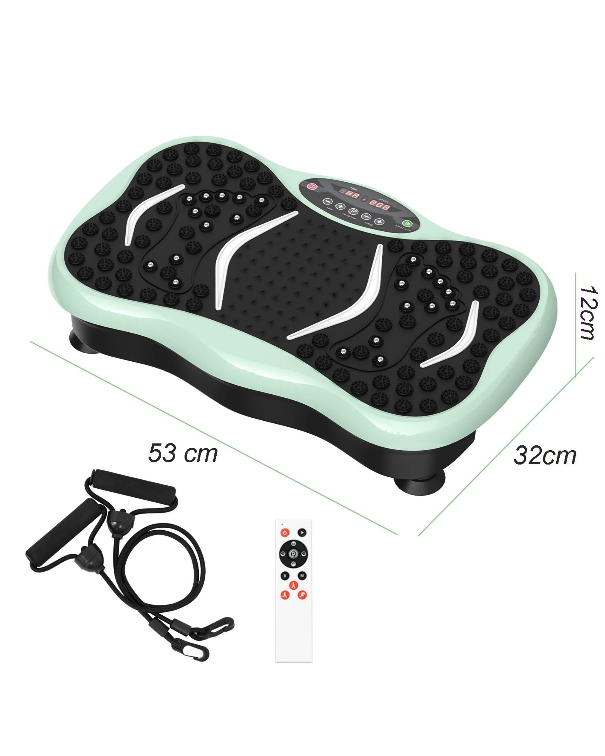 7 Advwin Full Body Vibration Plate Exercise Machine Green, 7 of 7