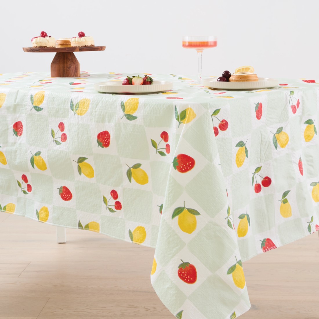 1 Fruits Extra Large Flannel Back Tablecloth, 1 of 5
