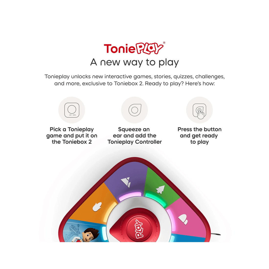 4 Tonies - PAW Patrol Toniebox 2 Full Play Set - Sunset Red - Multi, 4 of 9