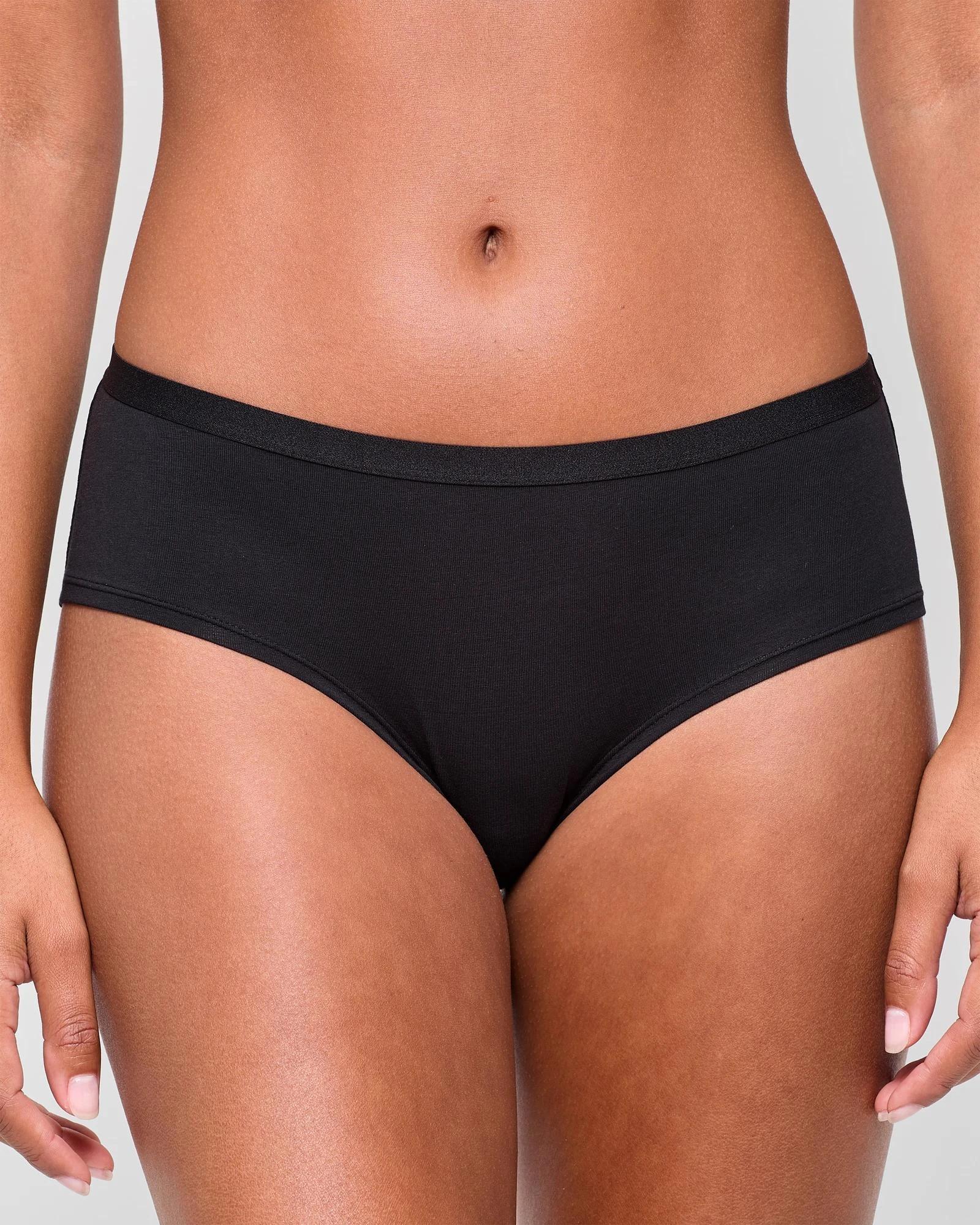 2 Lily Loves Australian Cotton 3 Pack Boyleg Briefs BLACK, 2 of 4