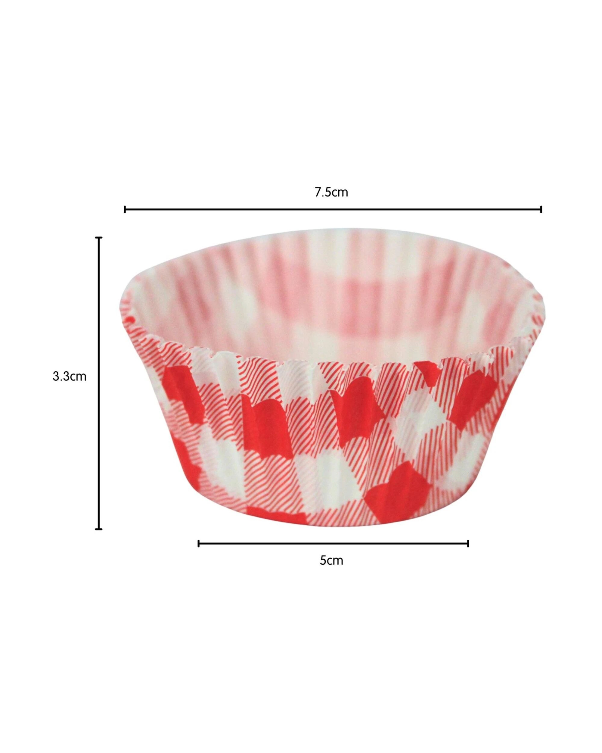 3 Party Maker Bright Cupcake Baking Cups Pack of 25 - Red, 3 of 5