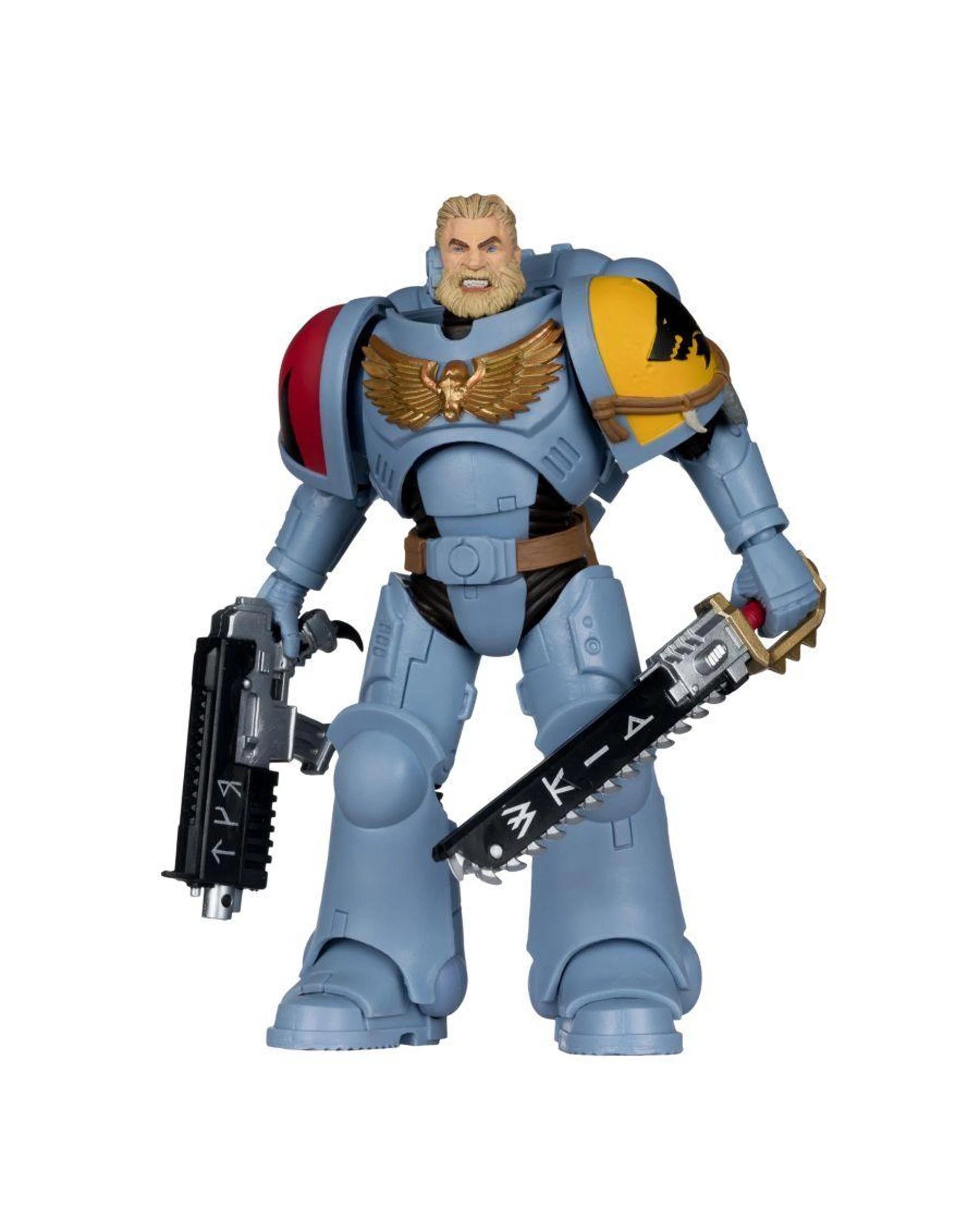 2 McFarlane Warhammer 40,000 Space Wolves Grey Hunter 7 inch Action Figure, 2 of 8