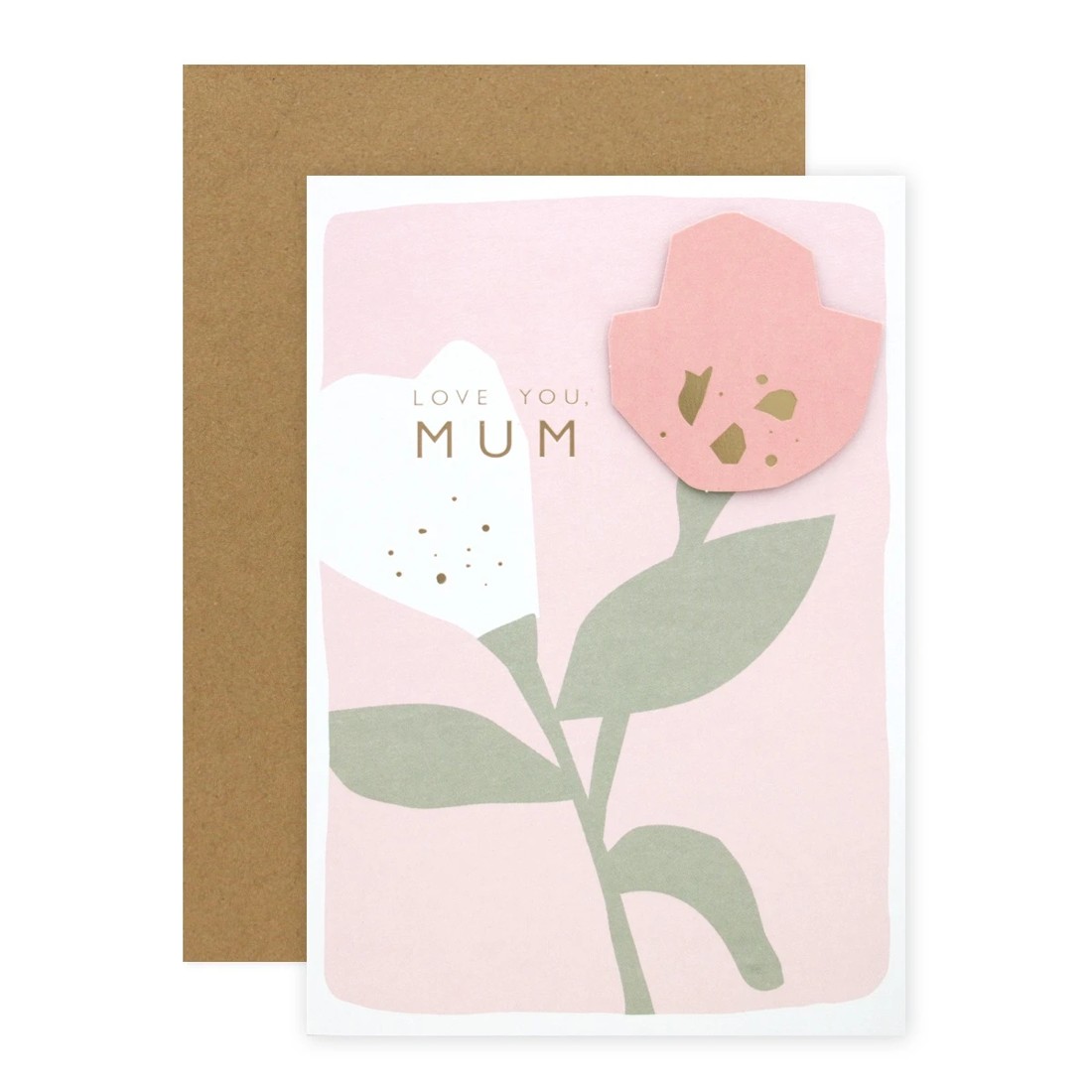 1 Birthday Card for Mum - Love you, Mum, 1 of 2