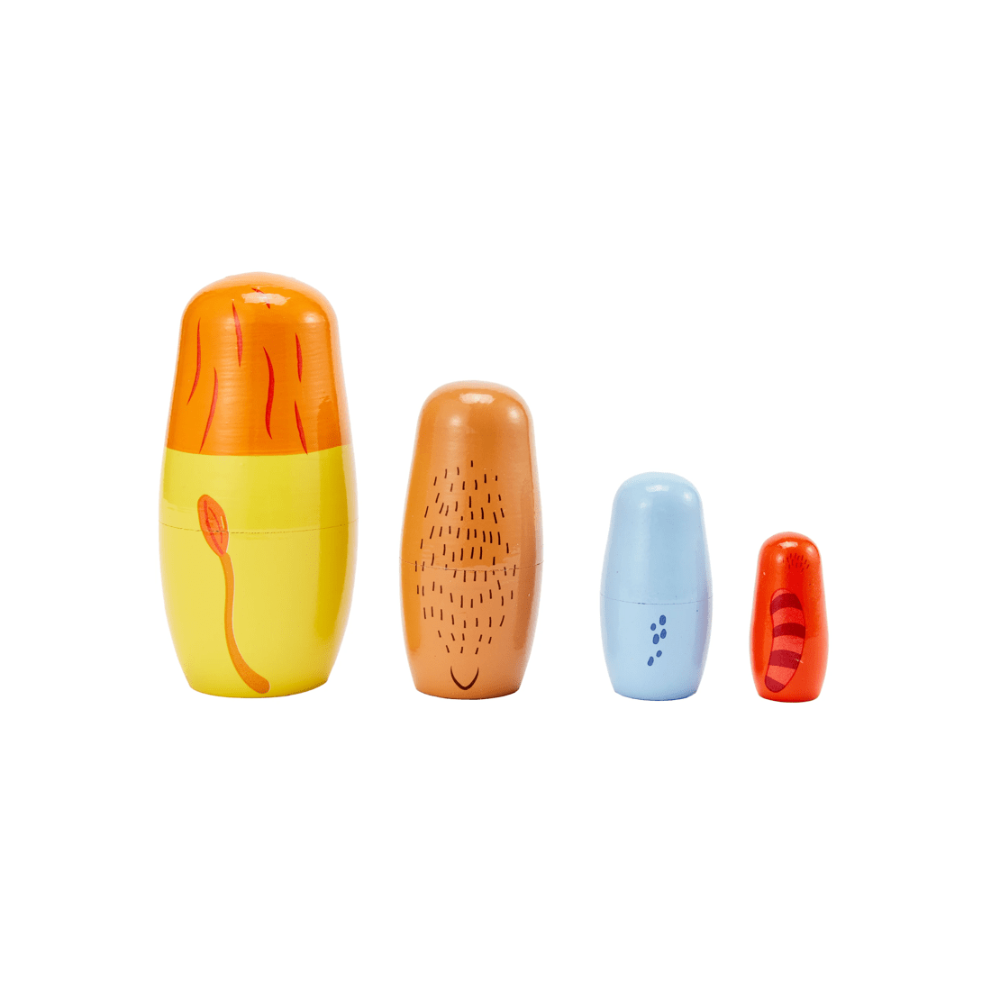 3 4 Piece Nesting Animals, 3 of 9