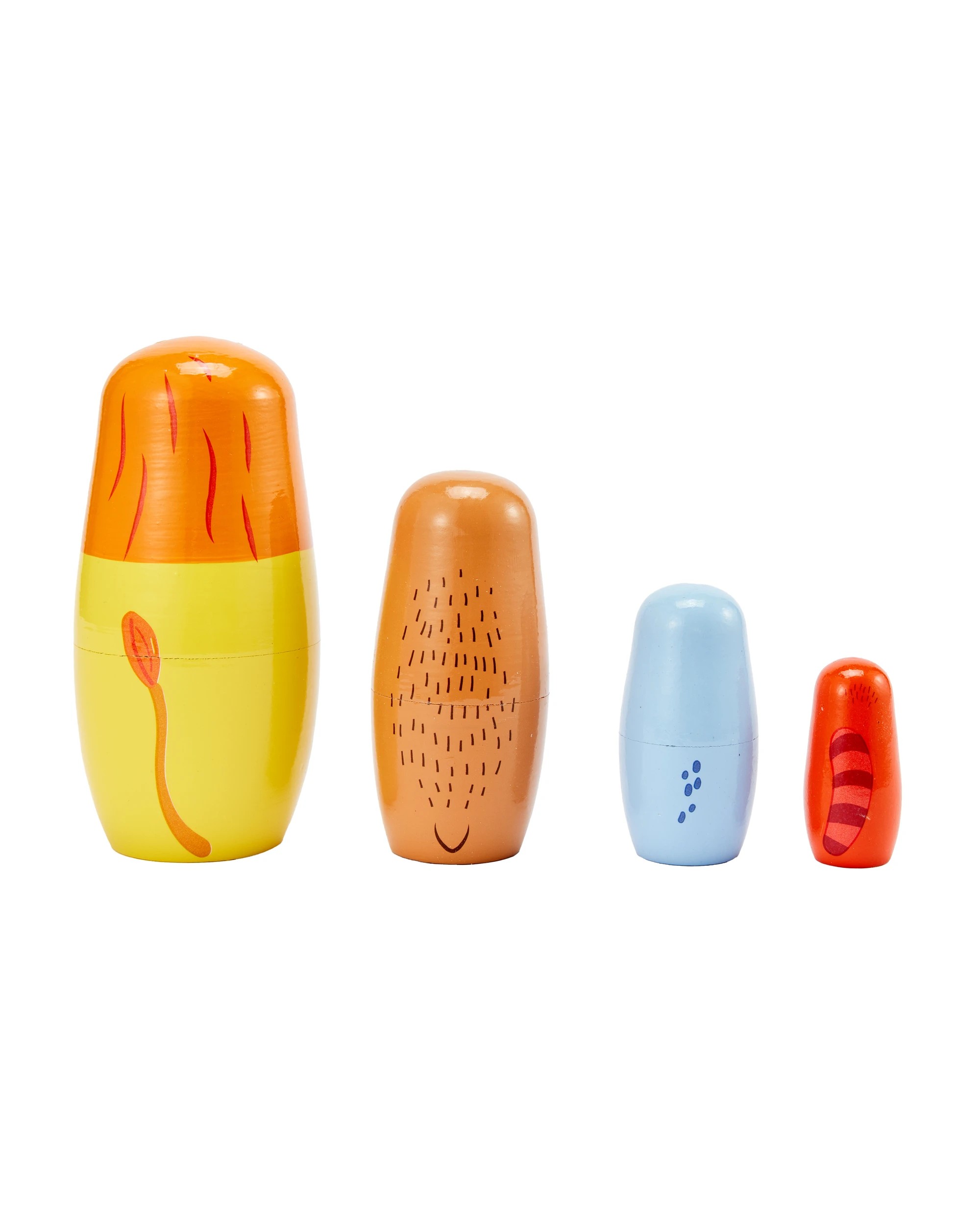 3 4 Piece Nesting Animals, 3 of 9