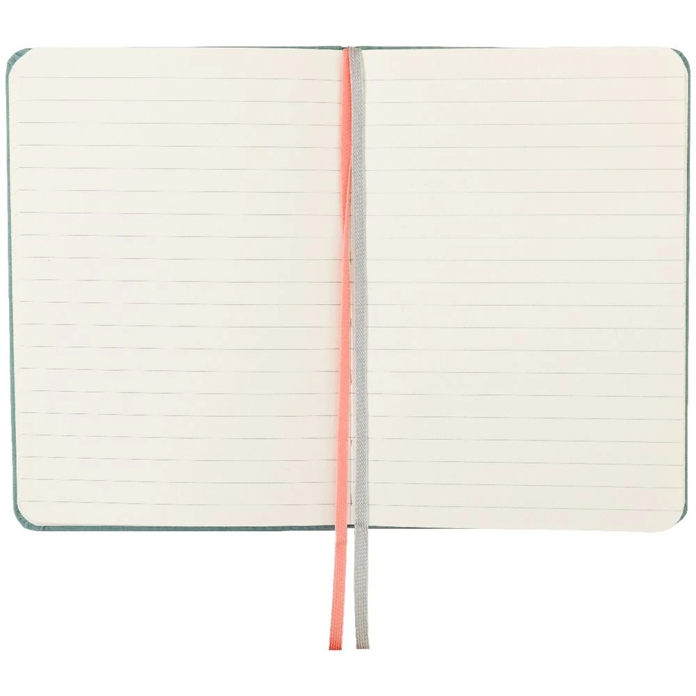 4 Modena A6 Linen Ruled Notebook Teal, 4 of 5