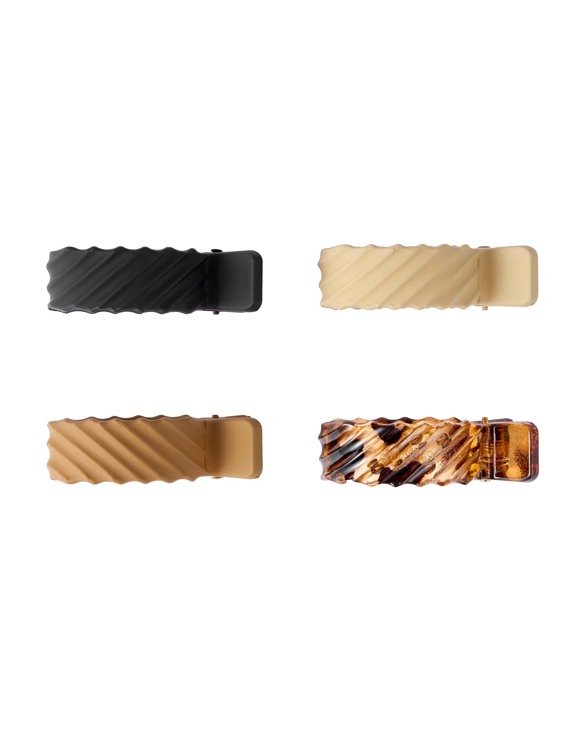 2 OXX Haircare 4 Piece Ponytail Claw Hair Clips, 2 of 5