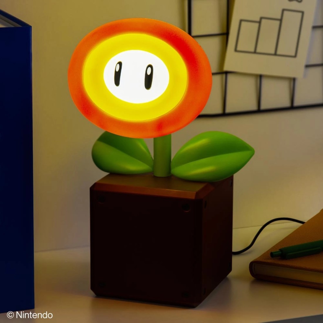 3 Nintendo - Super Mario Bros - Fire Flower Lamp - Multi, 3 of 5
