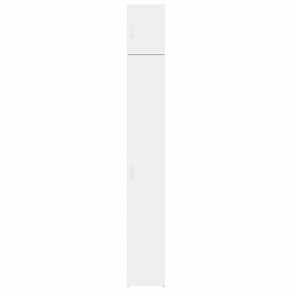 4 vidaXL Storage Cabinet with Shelves Ample Storage - White, 4 of 10