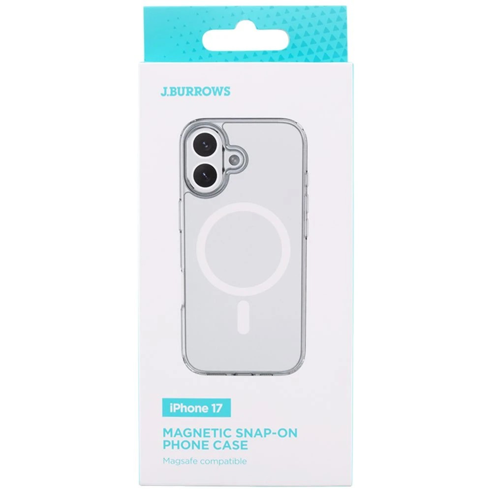 1 J.Burrows MagSafe Case iPhone 17 Clear, 1 of 4