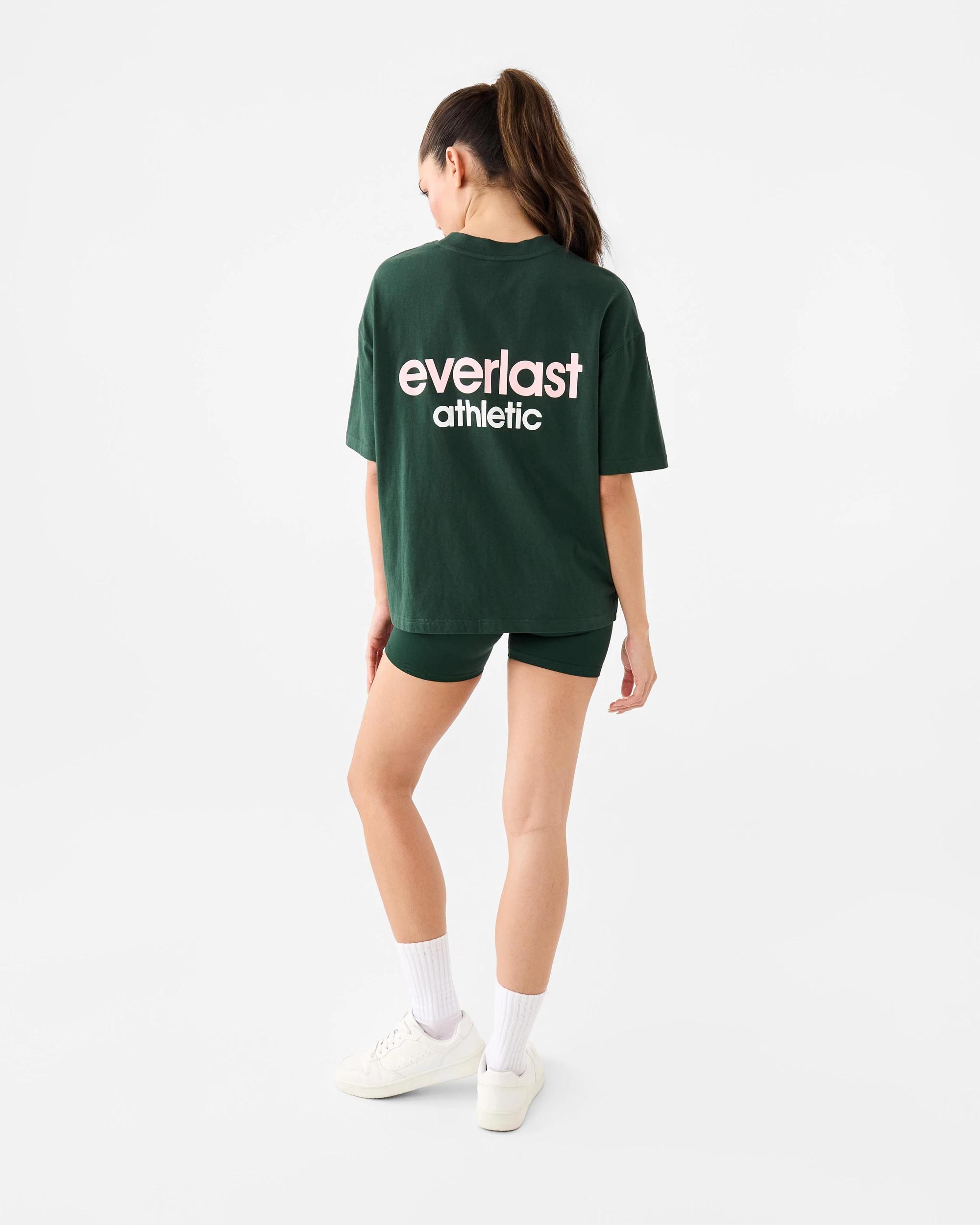 4 Everlast Womens Boyfriend T-shirt Pine, 4 of 10