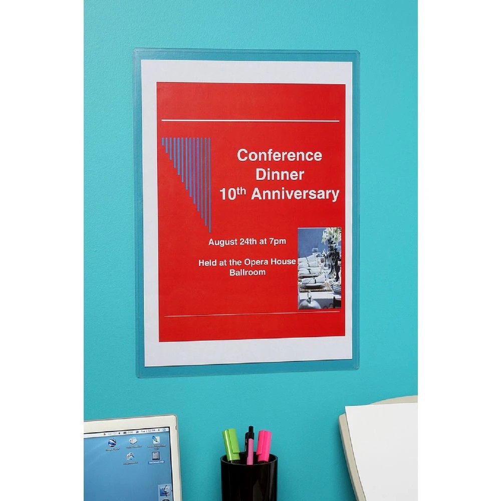 1 Marbig A3 Wall Mount PVC Document Protector, 1 of 1