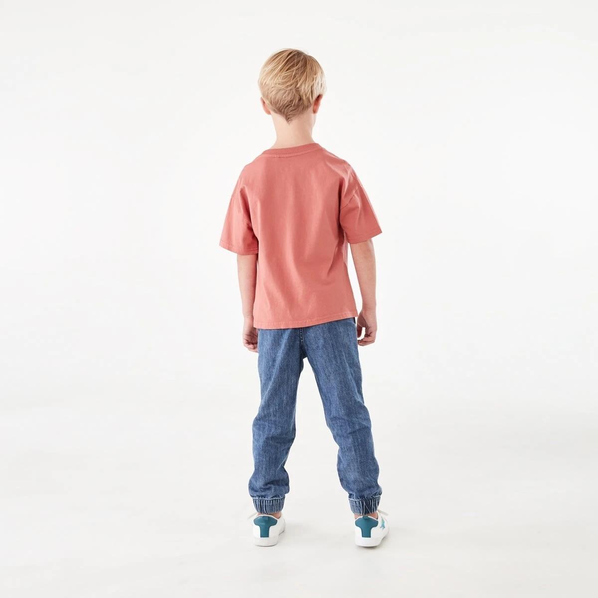 6 Oversized Washed T-shirt WASHED RED, 6 of 8