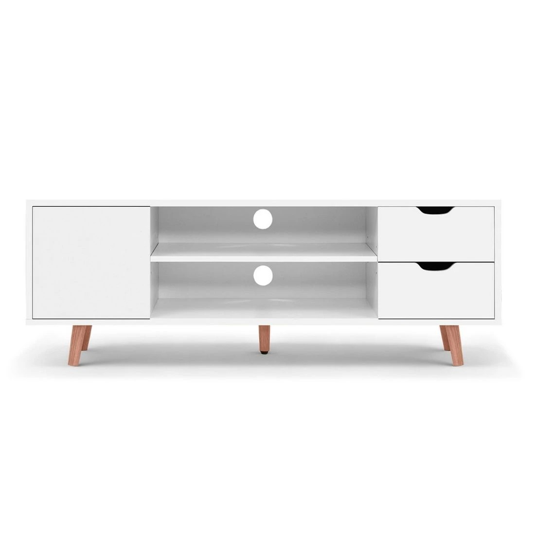 5 Artiss TV Cabinet Entertainment Unit 120cm - White, 5 of 8