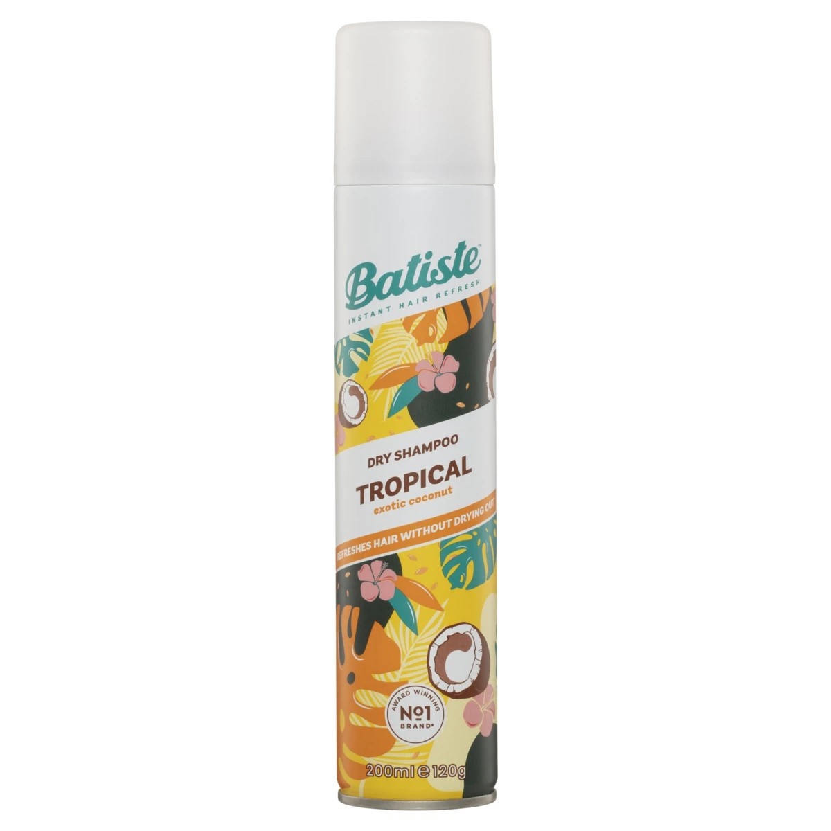 1 Batiste Tropical Dry Shampoo 120g - Exotic Coconut, 1 of 6