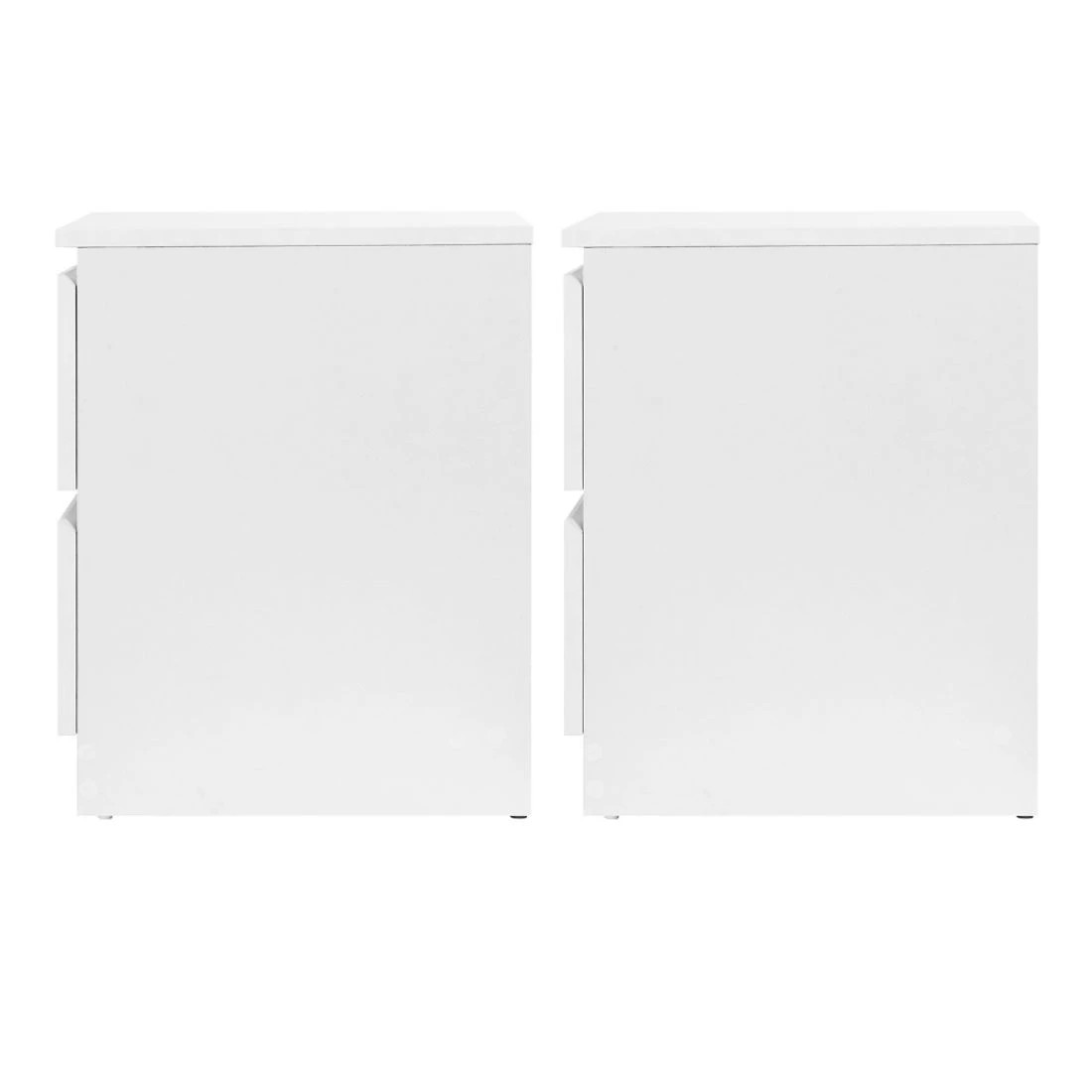 3 Artiss 2x Bedside Table 2 Drawers - PEPE - White, 3 of 7