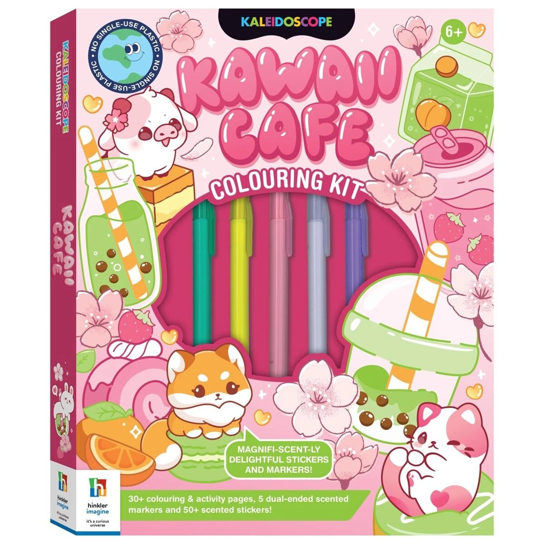 1 Kaleidoscope: Kawai Cafe Colouring Kit - Book, 1 of 5