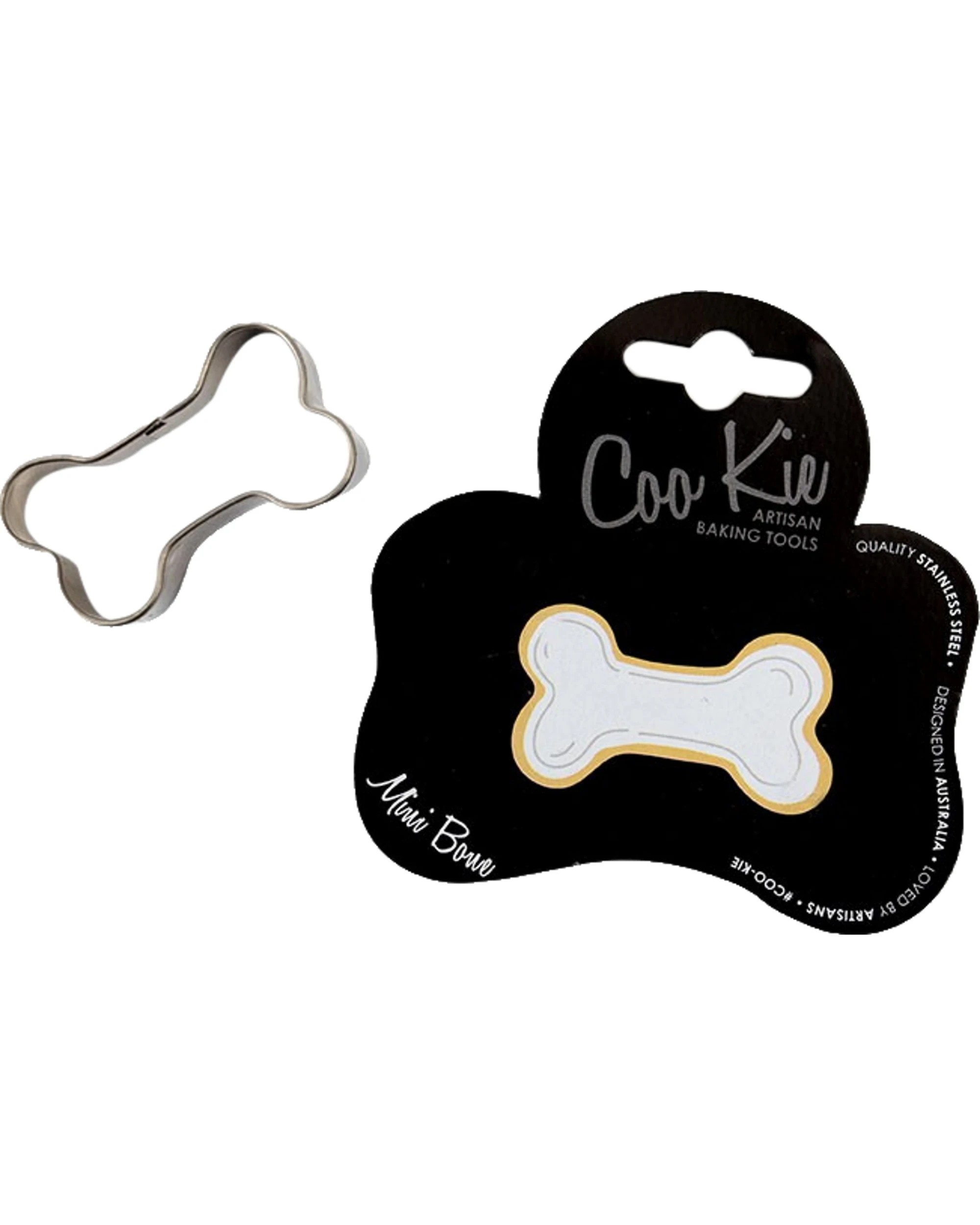 1 Coo Kie Mini Bone Cookie Cutter, 1 of 2