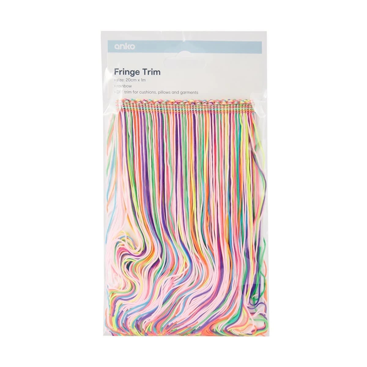 2 Fringe Trim - Rainbow, 2 of 3