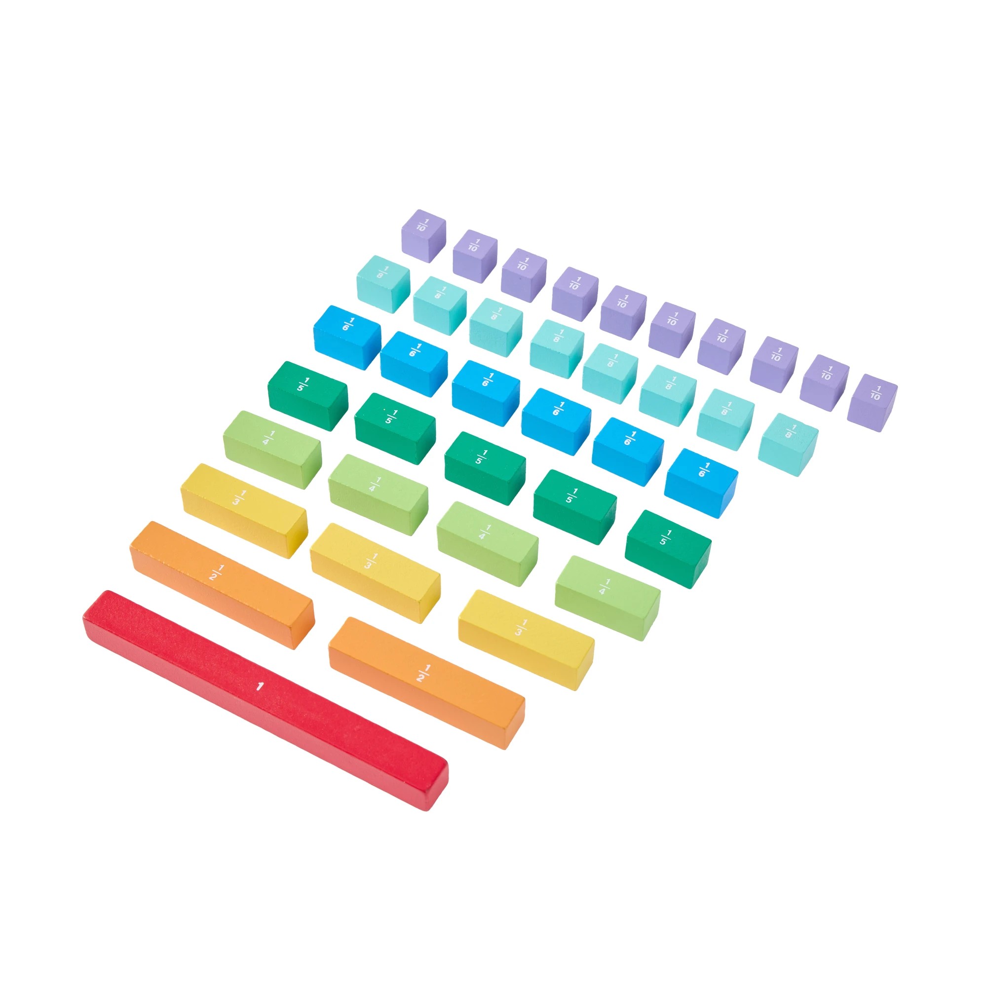 6 Wooden Fraction Learning Game, 6 of 7