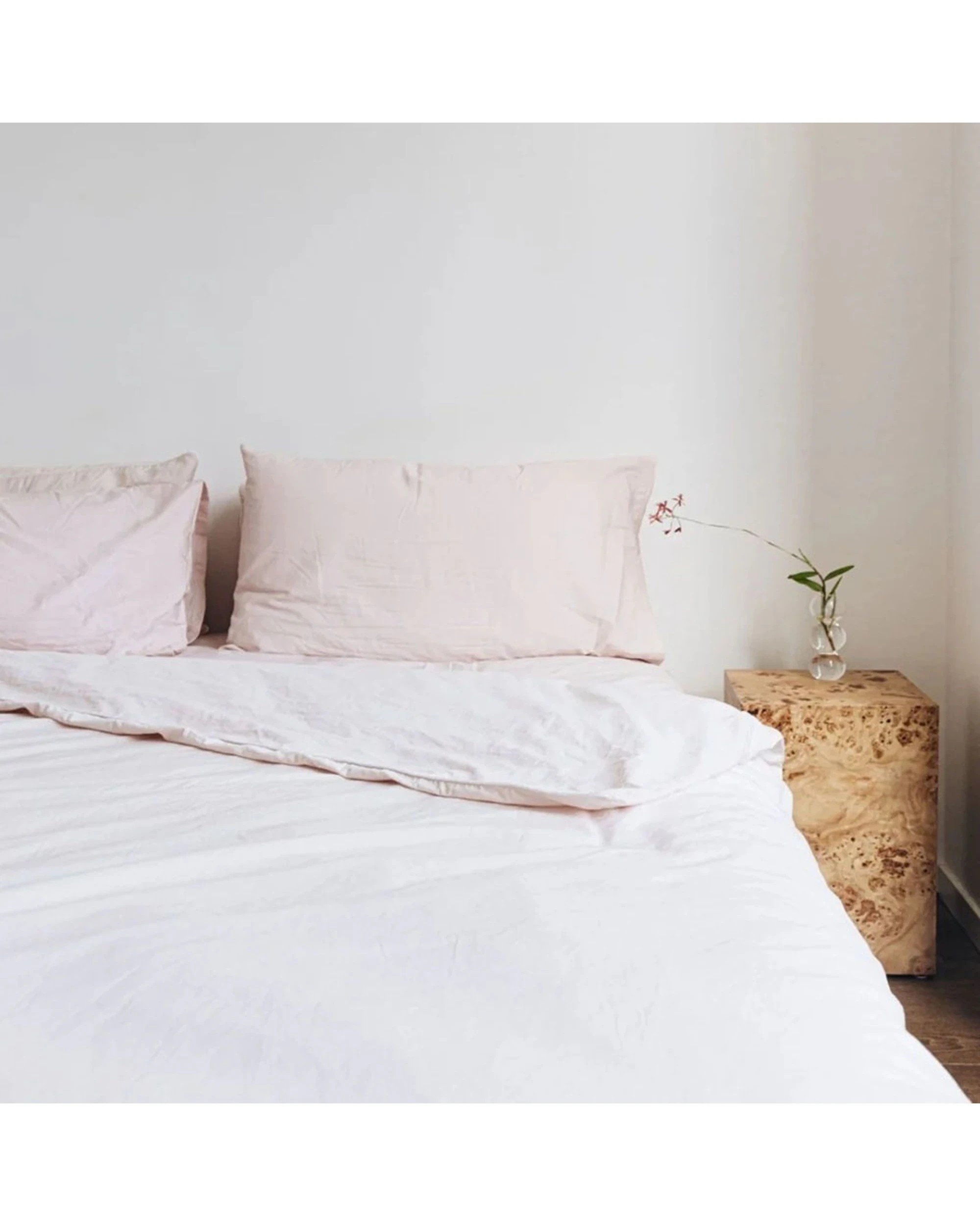 1 Bulbul Home Cotton Quilt Cover Bedding Set Marshmallow Cloud 250TC - Pink, 1 of 5