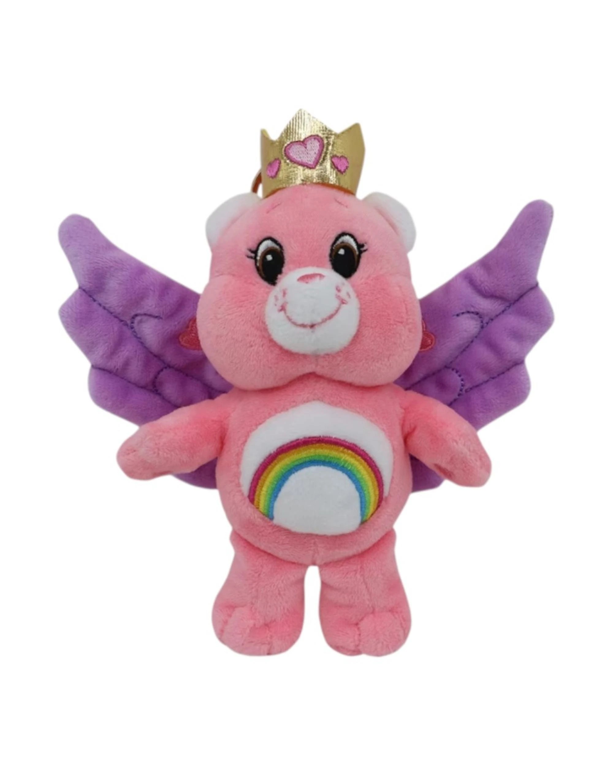 1 Care Bears Cheer Bear Angel Plush Bag Tag, 1 of 5