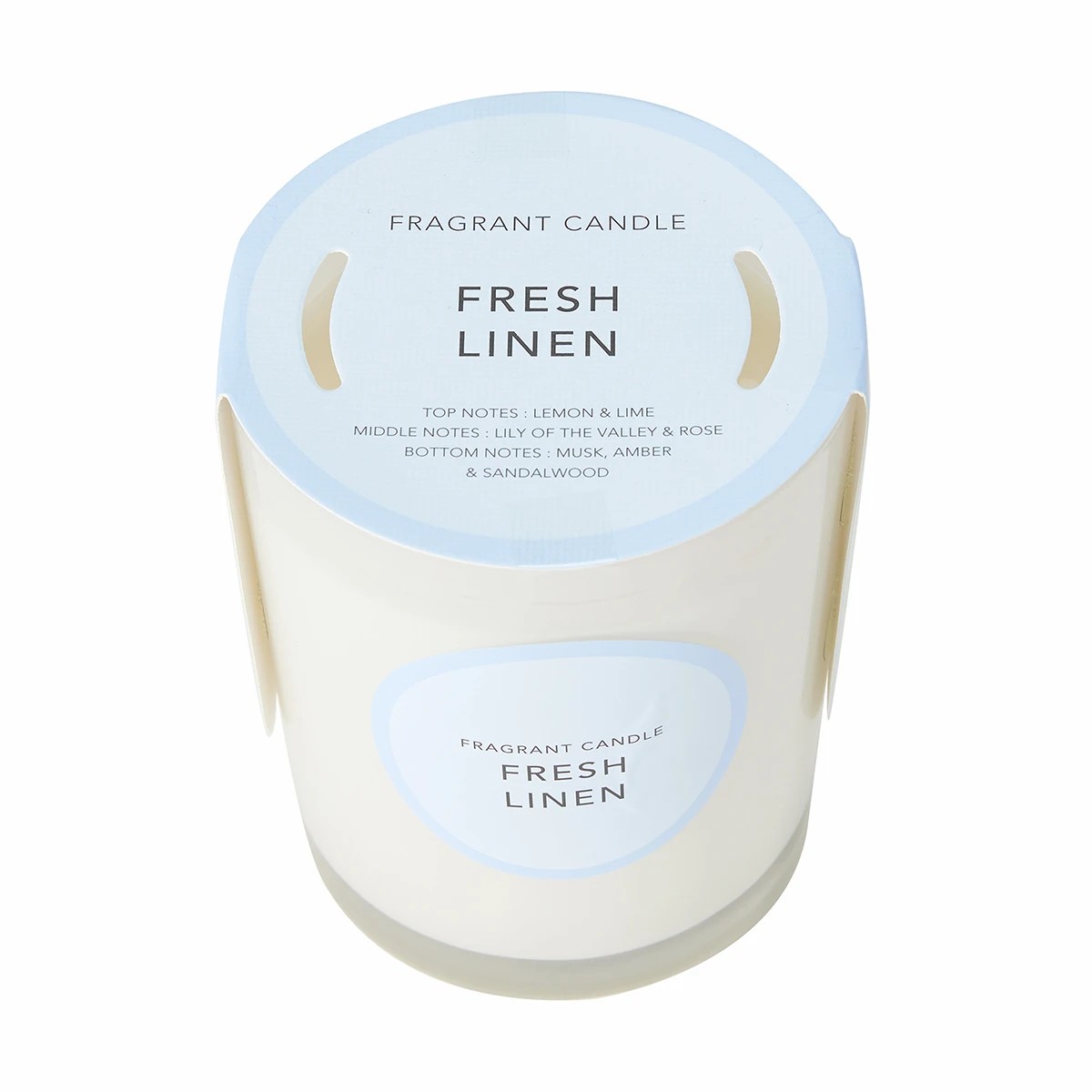 3 Fresh Linen Fragrant Candle - Extra Large, 3 of 3
