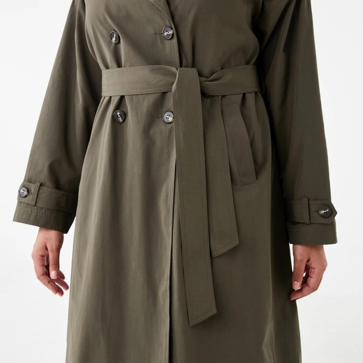 7 Longline Trench Grn Olive, 7 of 9