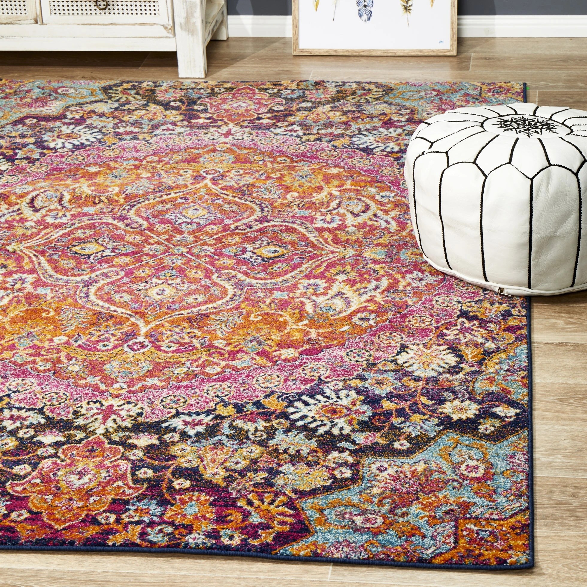 2 Common Ground Rugs Gallery 867 330x240cm - Extra Large Floor Rug - Pink, 2 of 7