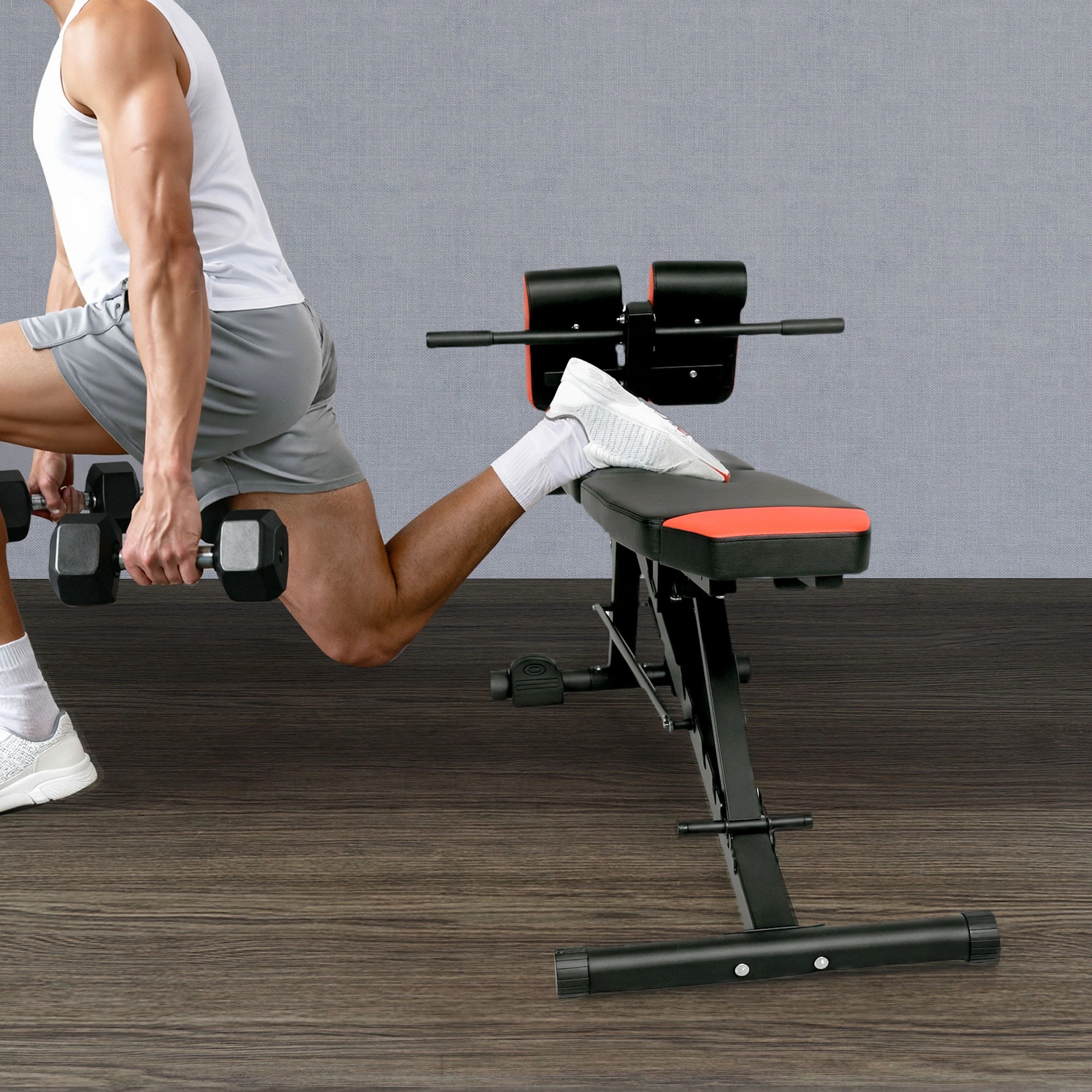 8 Centra Adjustable Weight Bench Full Body Workout Multi-Purpose Strength Traini, 8 of 9