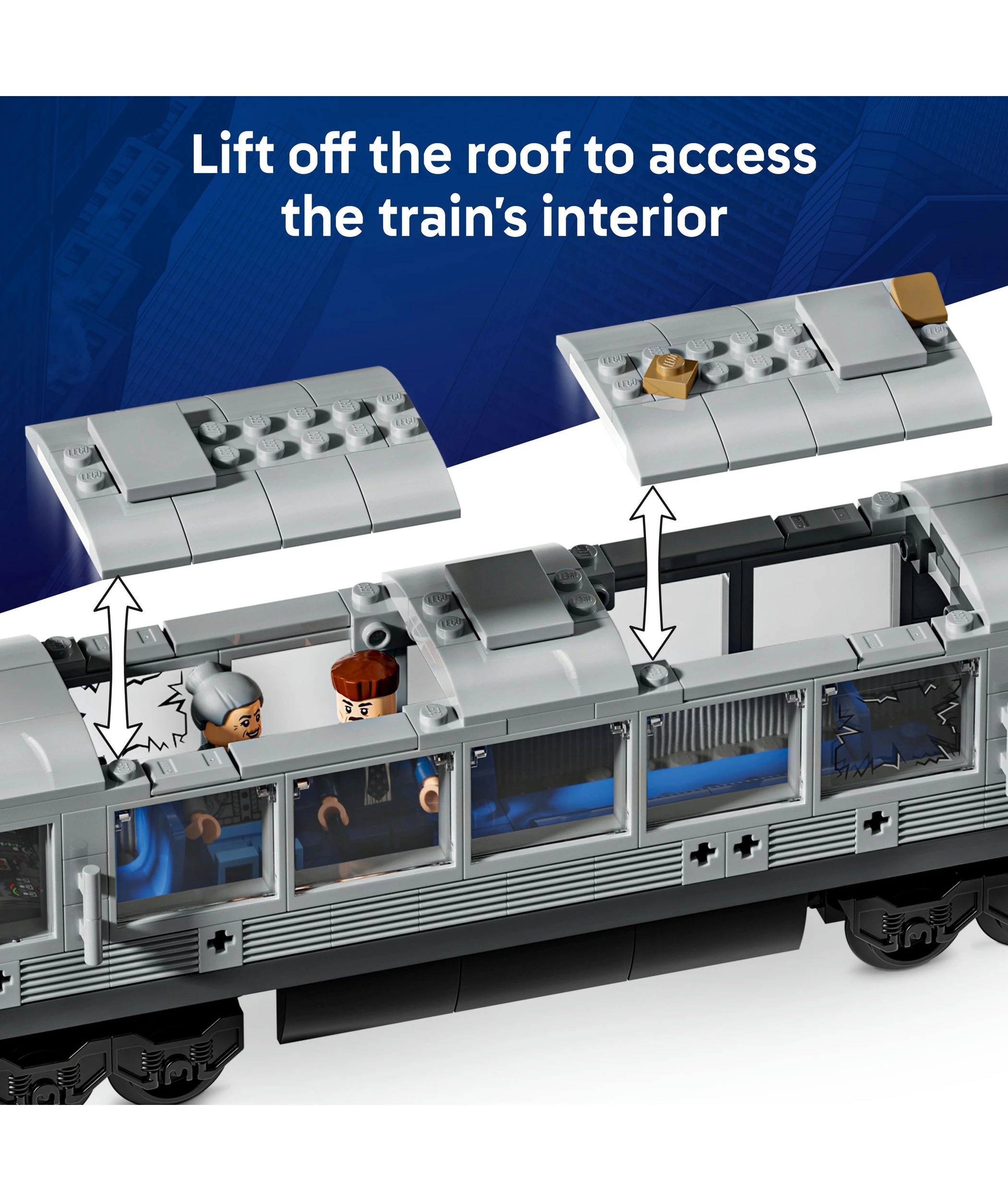 7 LEGO Marvel Super Heroes Spider-Man vs. Doc Ock Subway Train Scene 76321, 7 of 10