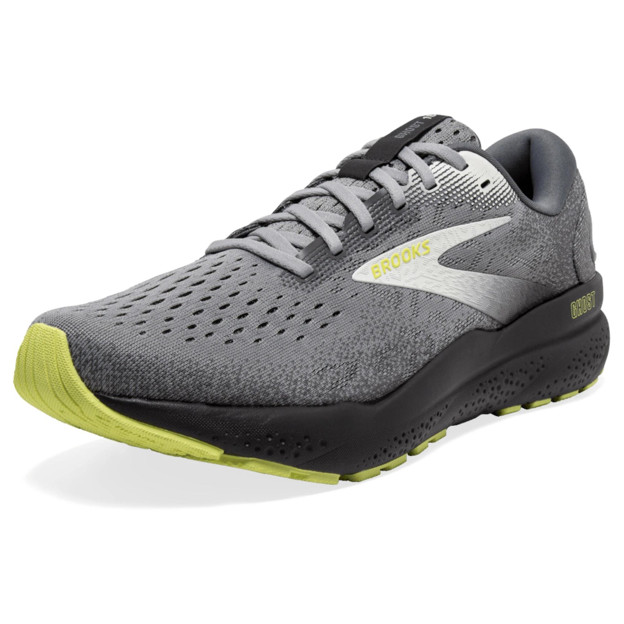 4 Brooks Mens Ghost 16 Athletic Running Shoes PRIMER/GREY/LIME, 4 of 7
