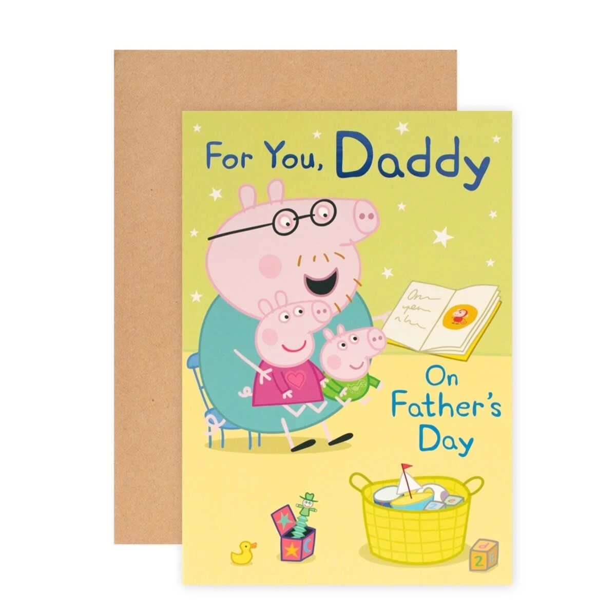 1 Hallmark Peppa Pig Father's Day Card - For You Daddy, 1 of 3
