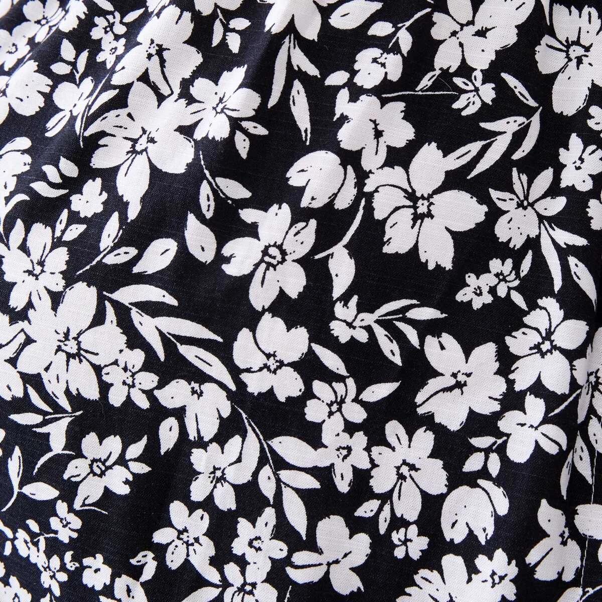 6 Maternity Sleeveless Dress Floral, 6 of 7