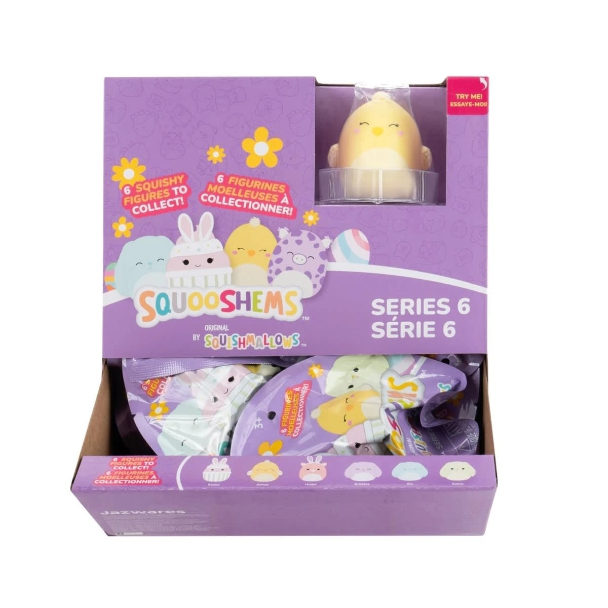 1 6cm Original Squishmallows Squooshems Series 6 - Assorted, 1 of 3