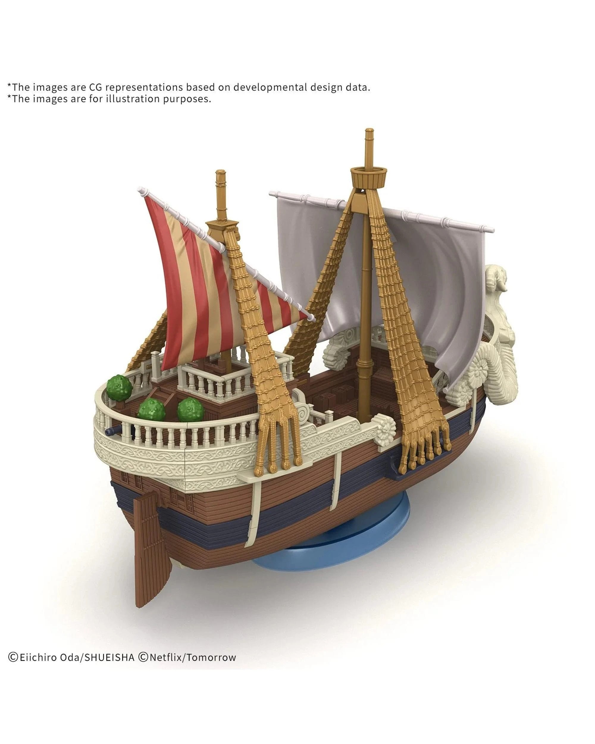 3 Bandai One Piece - NETFLIX -  Grand Ship Collection Going Merry Model Kit, 3 of 4