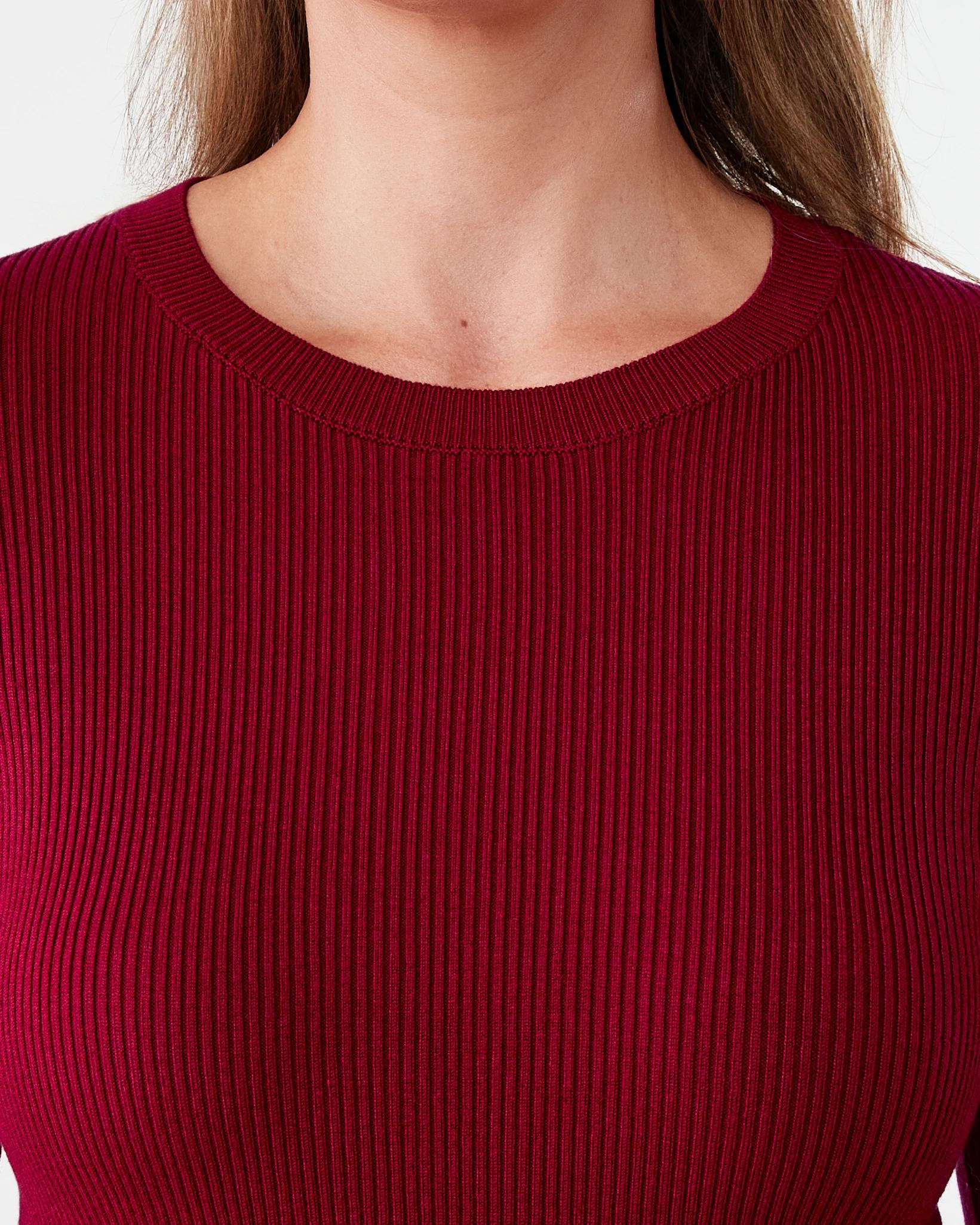 5 Long Sleeve Frill Top Spice Red, 5 of 7