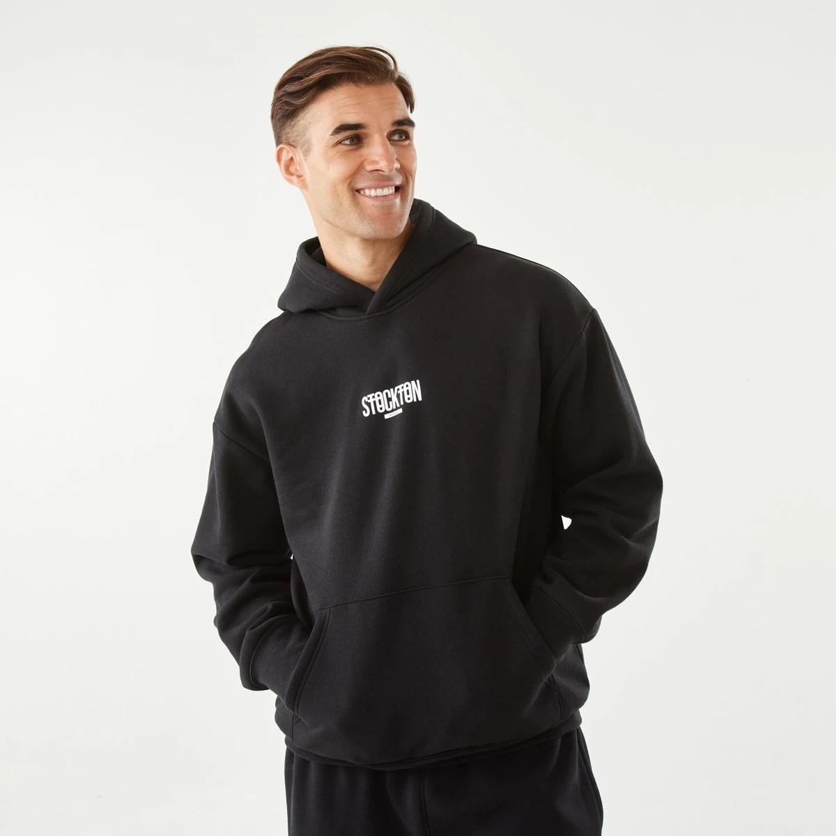 1 Oversized Hoodie Black, 1 of 8