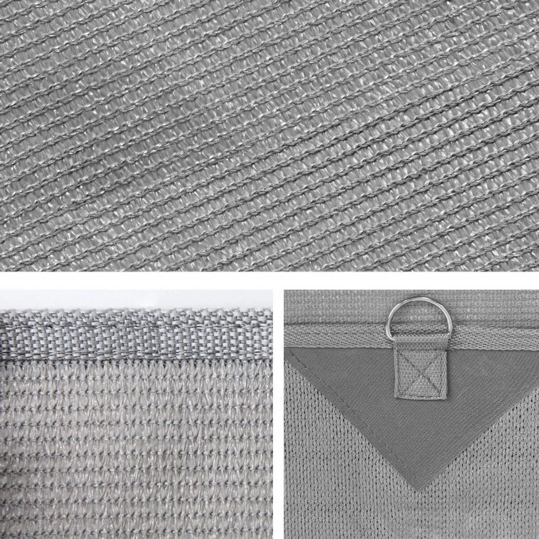 3 Weisshorn Caravan Privacy Screen Roll Out Awning 4.6x1.95M End Wall Side Sun Shade - Grey, 3 of 7