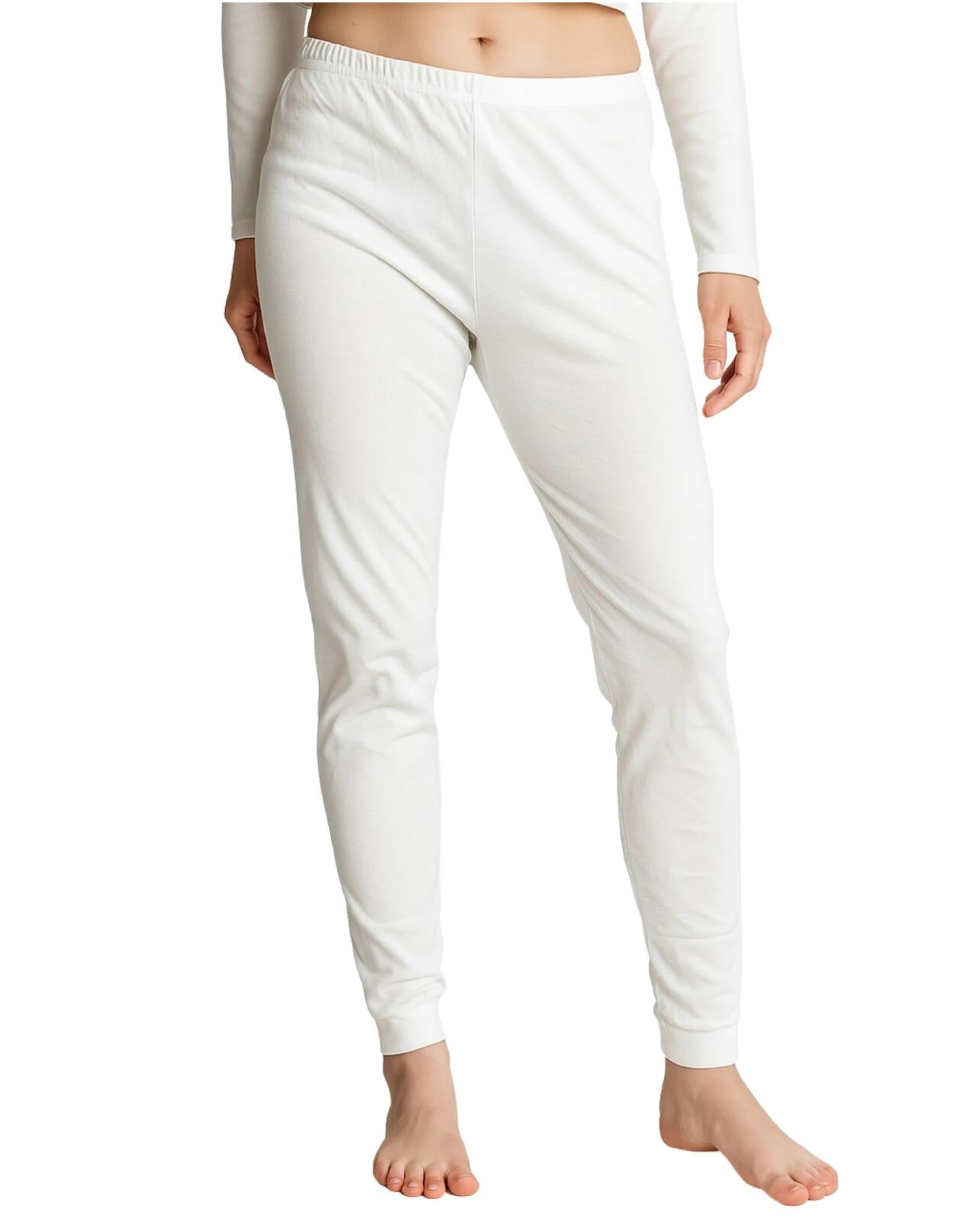1 BR Home Womens Merino Wool Long Janes Leggings in Beige 10-12 , 1 of 2