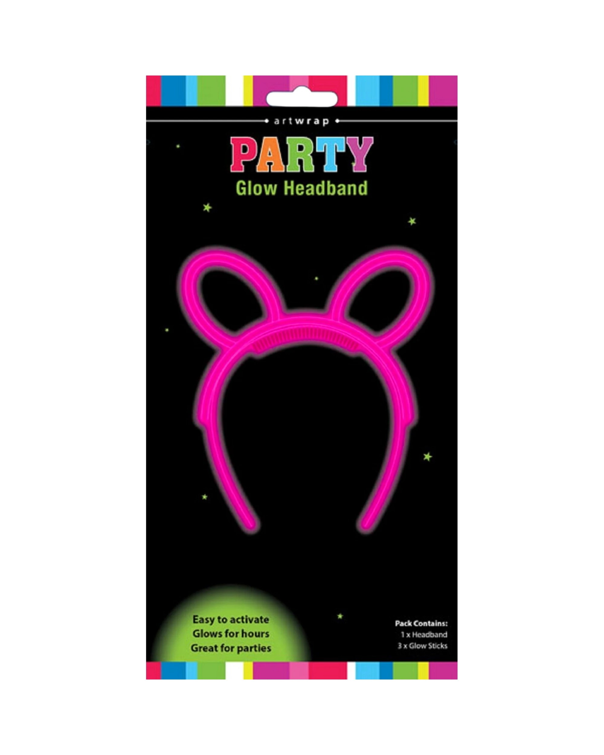 1 Artwrap Glow Ears Headband, 1 of 1