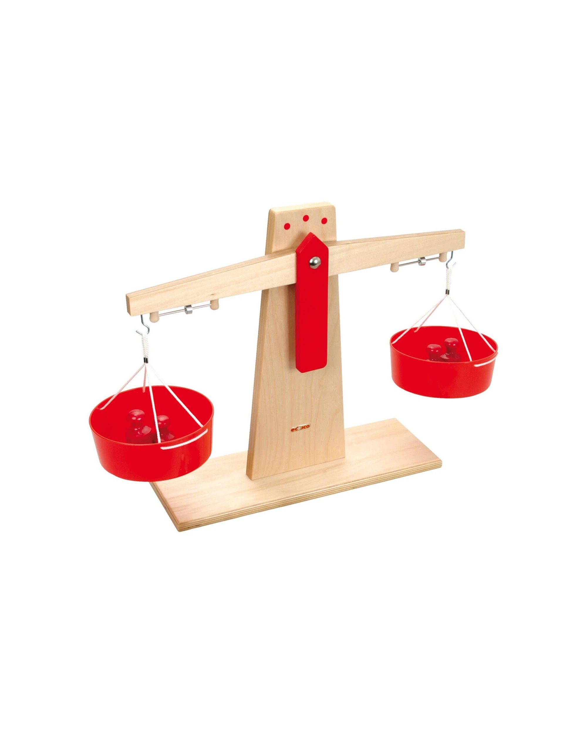 3 Educo Scales Weight Comparison Educational Toy Balance Scale 3 Years Wooden - Multi, 3 of 3
