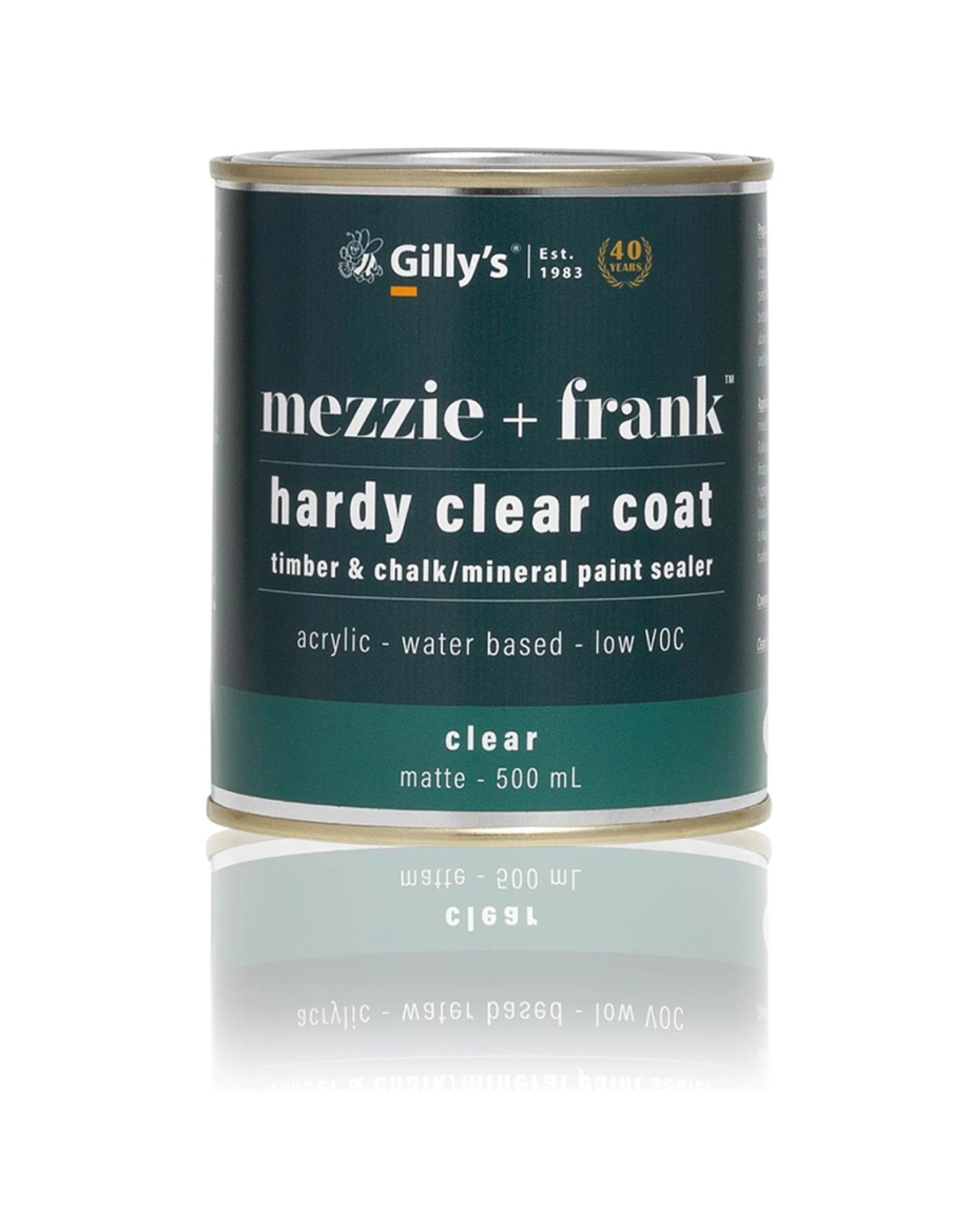 1 Mezzie+Frank 500ml Interior Water Based Furniture Paint Clear Coat - Clear, 1 of 1