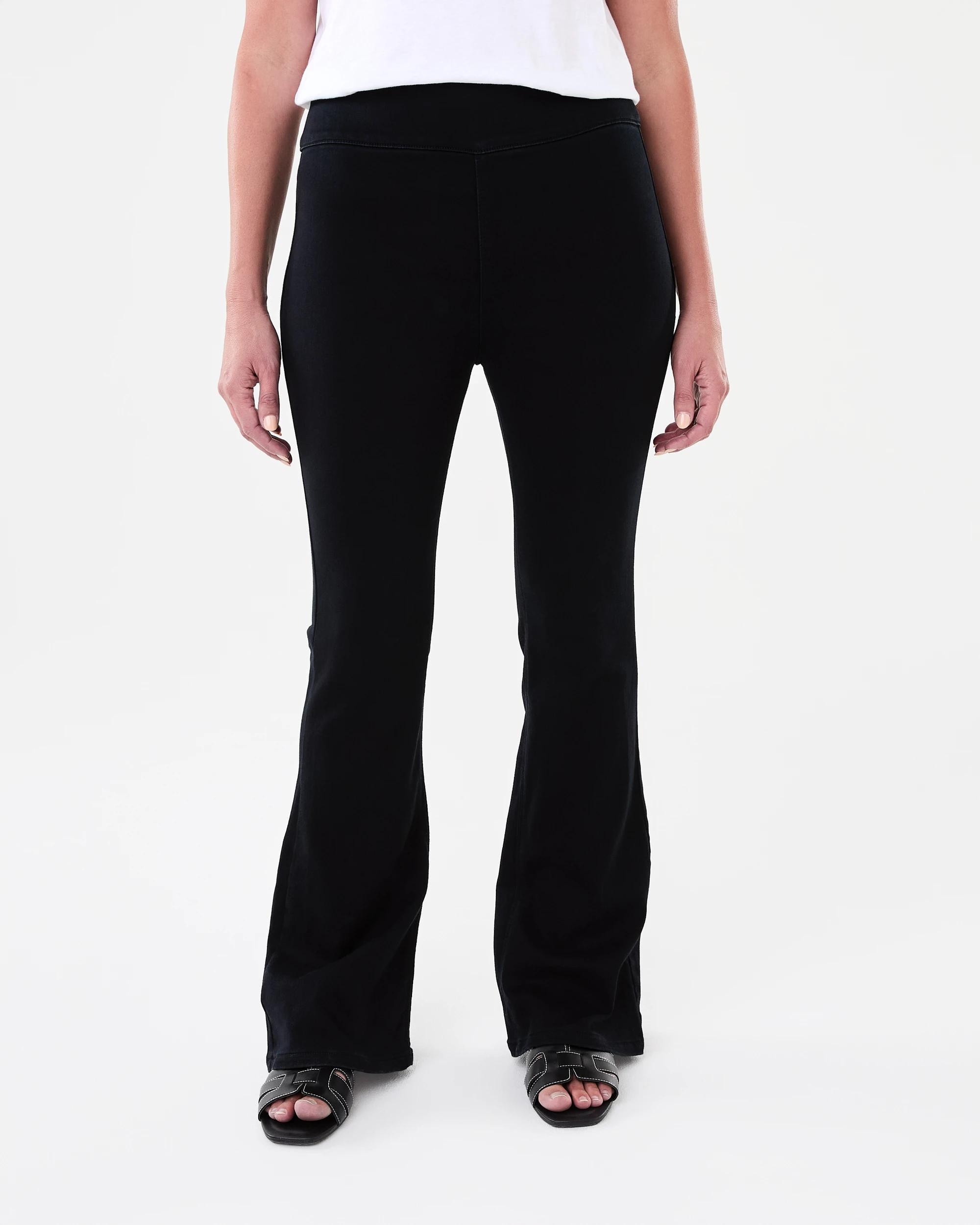 1 Flare Denim Jeggings BLACK, 1 of 7