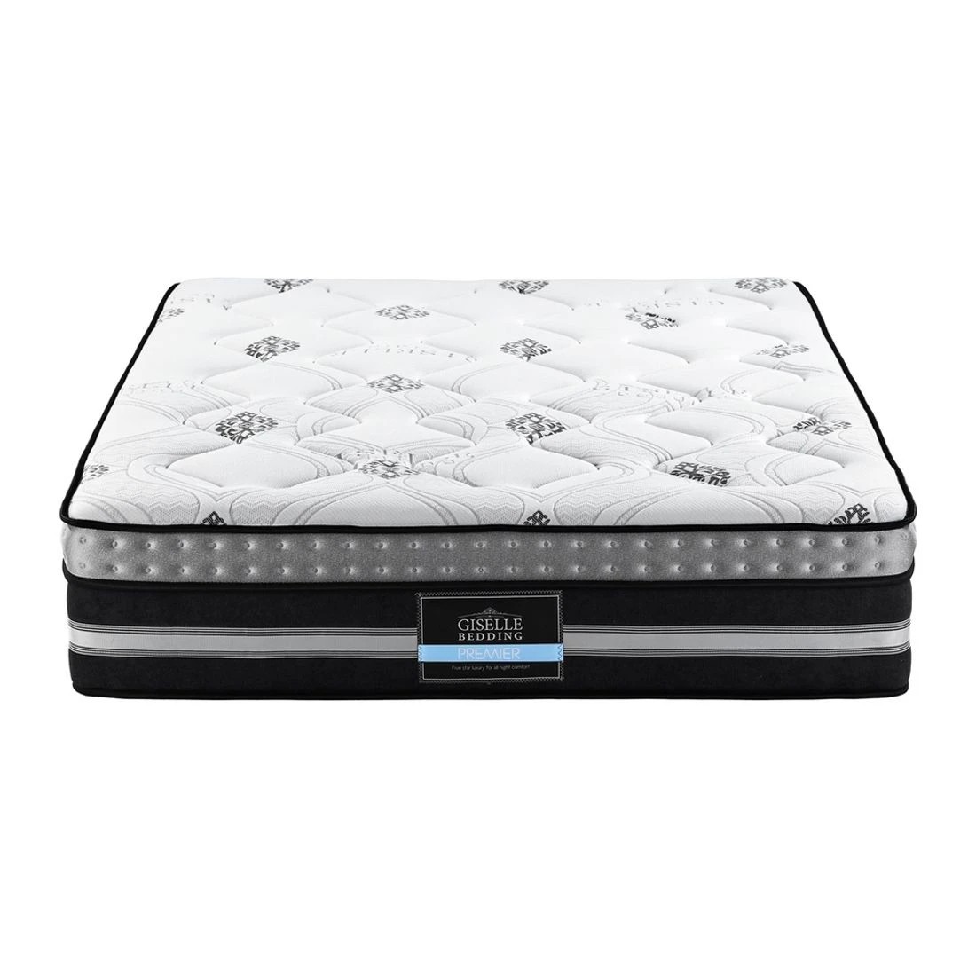 3 Giselle Bedding King Mattress 35cm Bed in a Box Pocket Spring Gel Memory Foam - King Bed - Multi, 3 of 10