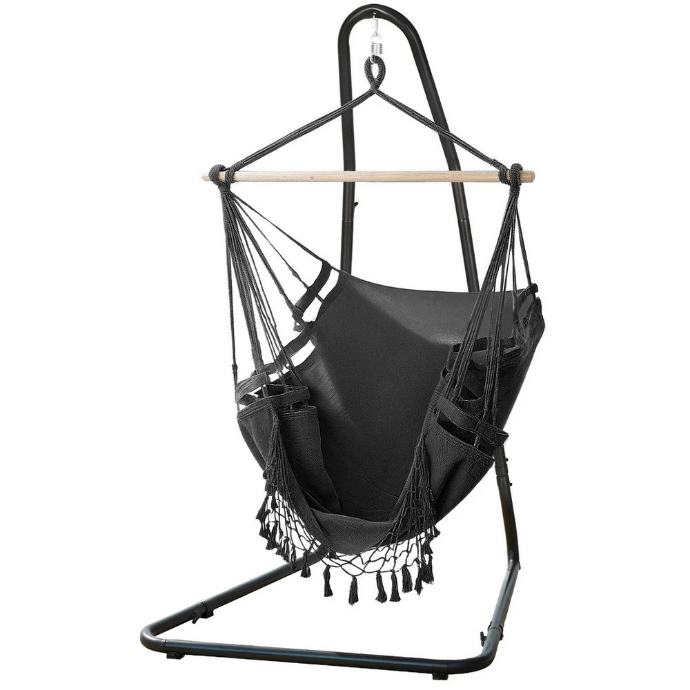 1 Gardeon Hammock Hanging Chair with Stand - - Multi, 1 of 6
