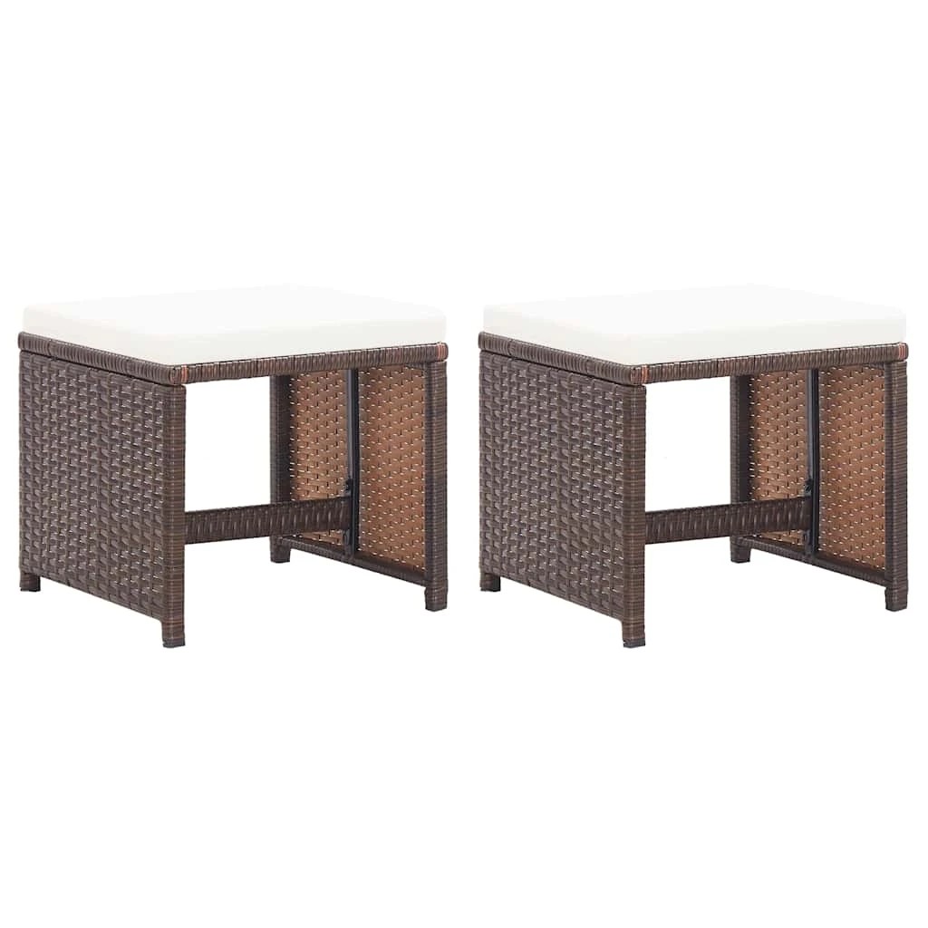 1 vidaXL Stool - Brown, 1 of 7
