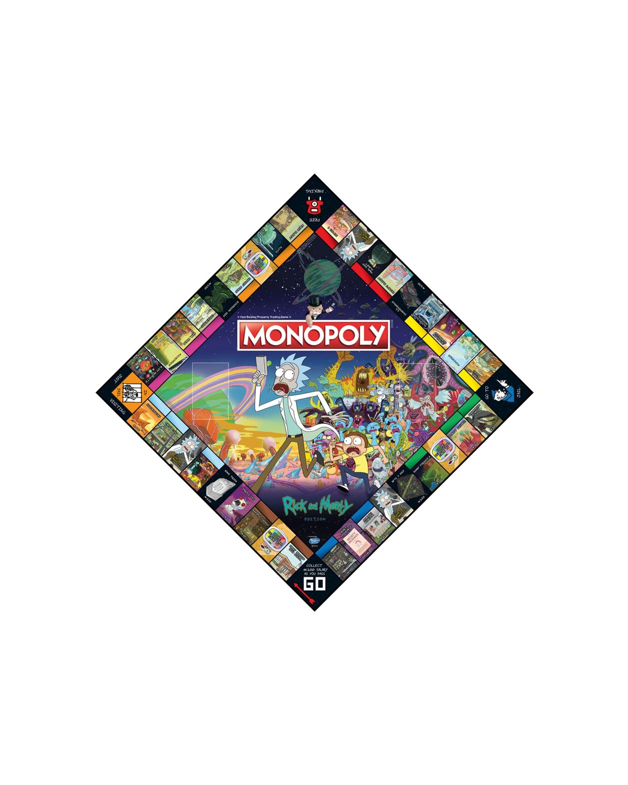 4 Monopoly Rick and Morty Edition Tabletop Themed Board Game 1 - Multi, 4 of 8